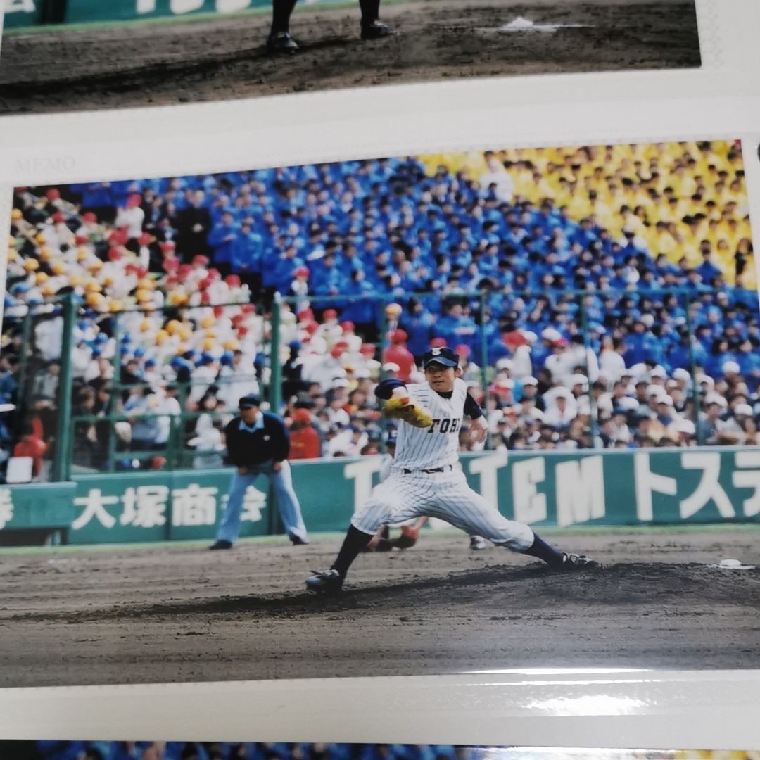 高校野球生写真　2001年春選抜東北高校高井
