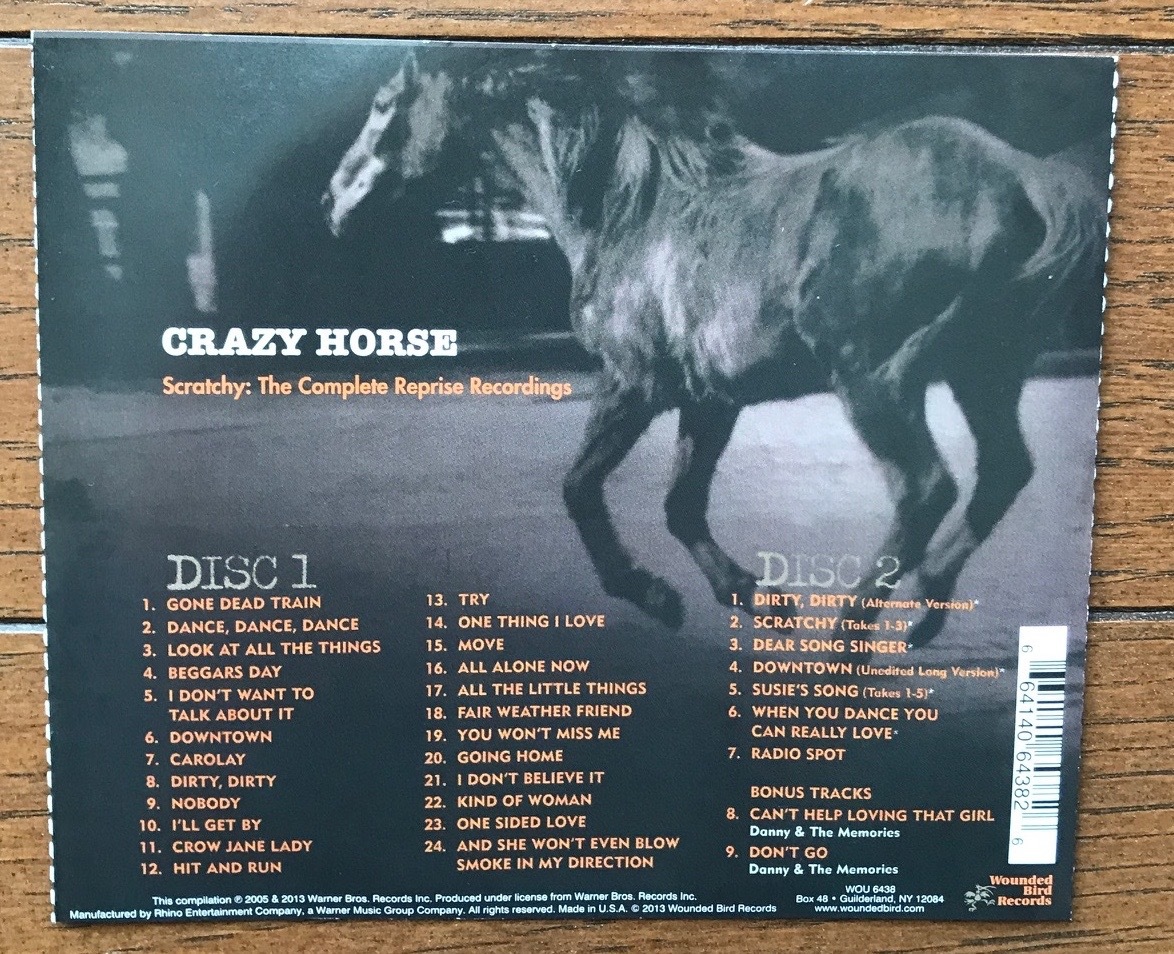 1432 / CD 2 листов комплект / CRAZY HORSE / Scratchy: The Complete Reprise Recordings / Reprise запись совершенно версия /k Lazy * шланг / прекрасный товар 