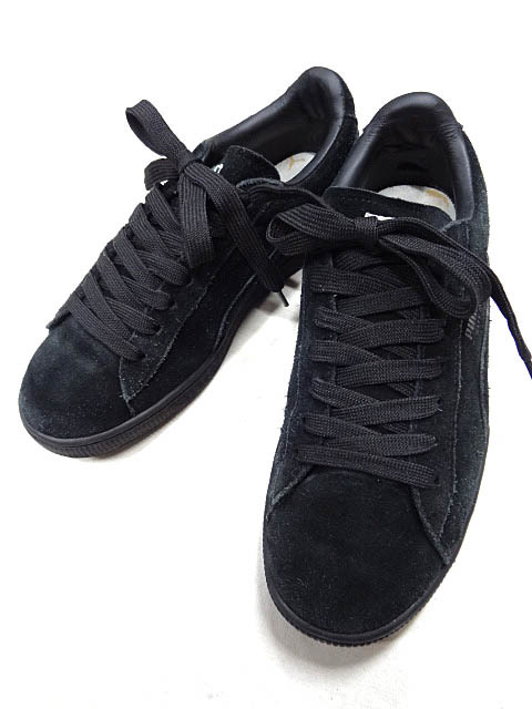 【税込】 ブラック オール 黒 プーマ PUMA スエード カラー 珍 希少 靴 レア ソール 同色 US8ハーフ サイズ スニーカー ローカット 無地 単色 レザー 26.5cm 【税込】 ブラック オール 黒 プーマ PUMA スエード カラー 珍 希少 靴 レア ソール 同色 US8ハーフ サイズ スニーカー ローカット 無地 単色 レザー 26.5cm