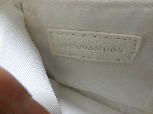 LAGUNAMOON Laguna Moon new goods white fur cat cat design shoulder tote bag interesting gdo design animal rare rare article 