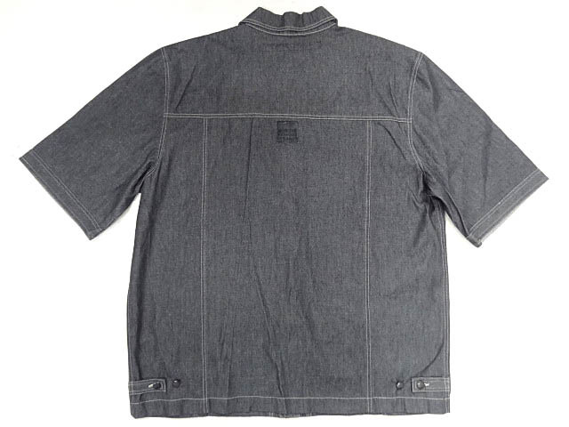  Мали te franc sowa Jill bo- Франция черный чёрный Denim рубашка жакет XXXL большой большой размер Silhouette деформация дизайн редкость 