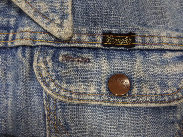 ビンテージ WRANGLER ラングラー 70S インディゴ デニム ジャケット