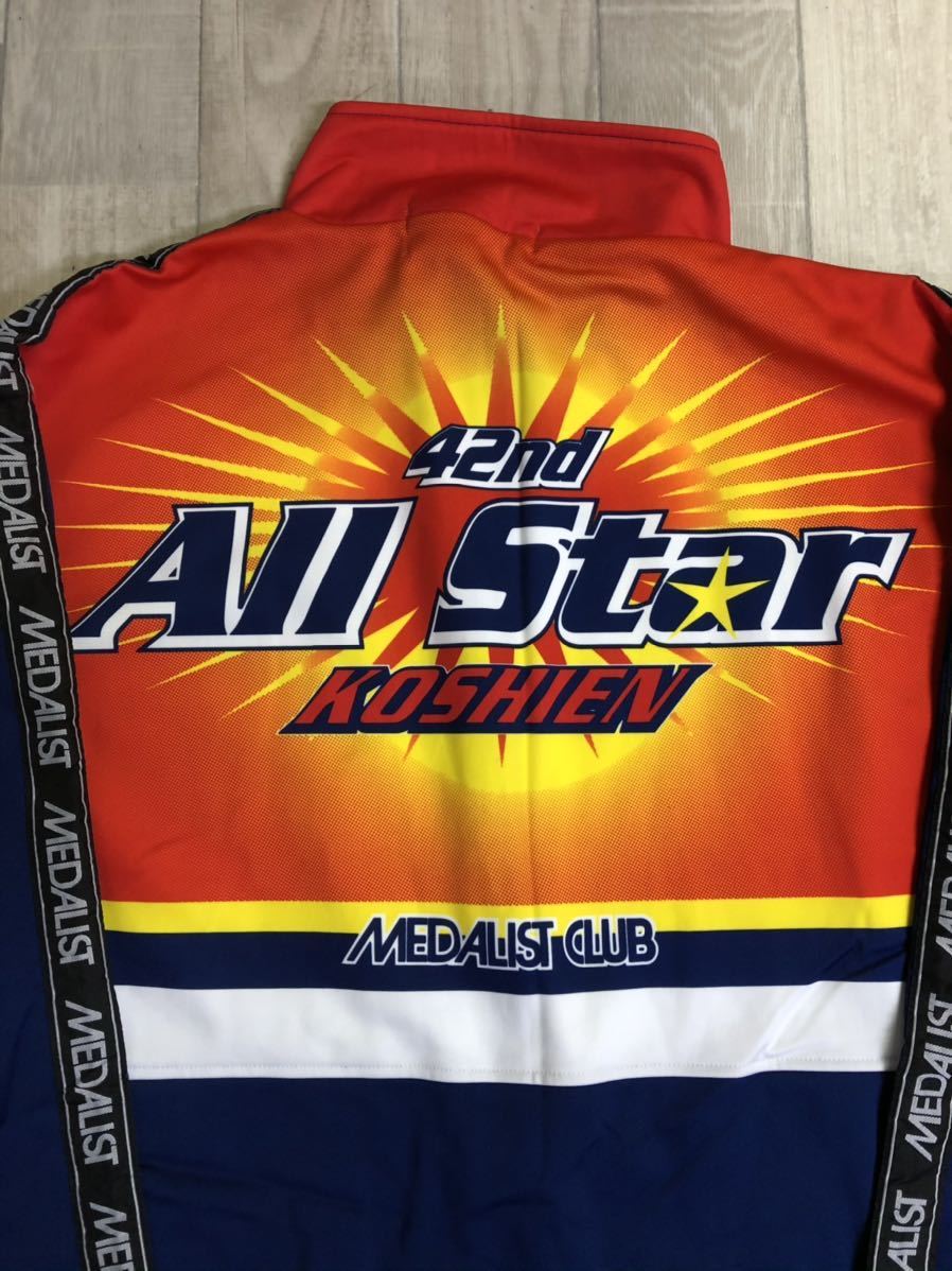 超激レア 入手困難 KEIRIN 競輪 MEDALIST CLUB メダリストクラブ製 42nd ALL STAR KEIRIN オールスター競輪 ジャージ 上下セット LL 新規×_画像3