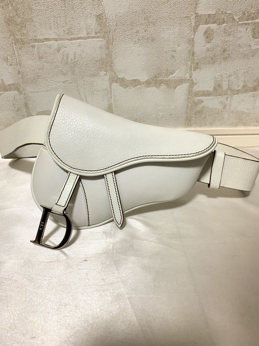 予約中!】 レザー サドル クリスチャンディオール Dior 美品