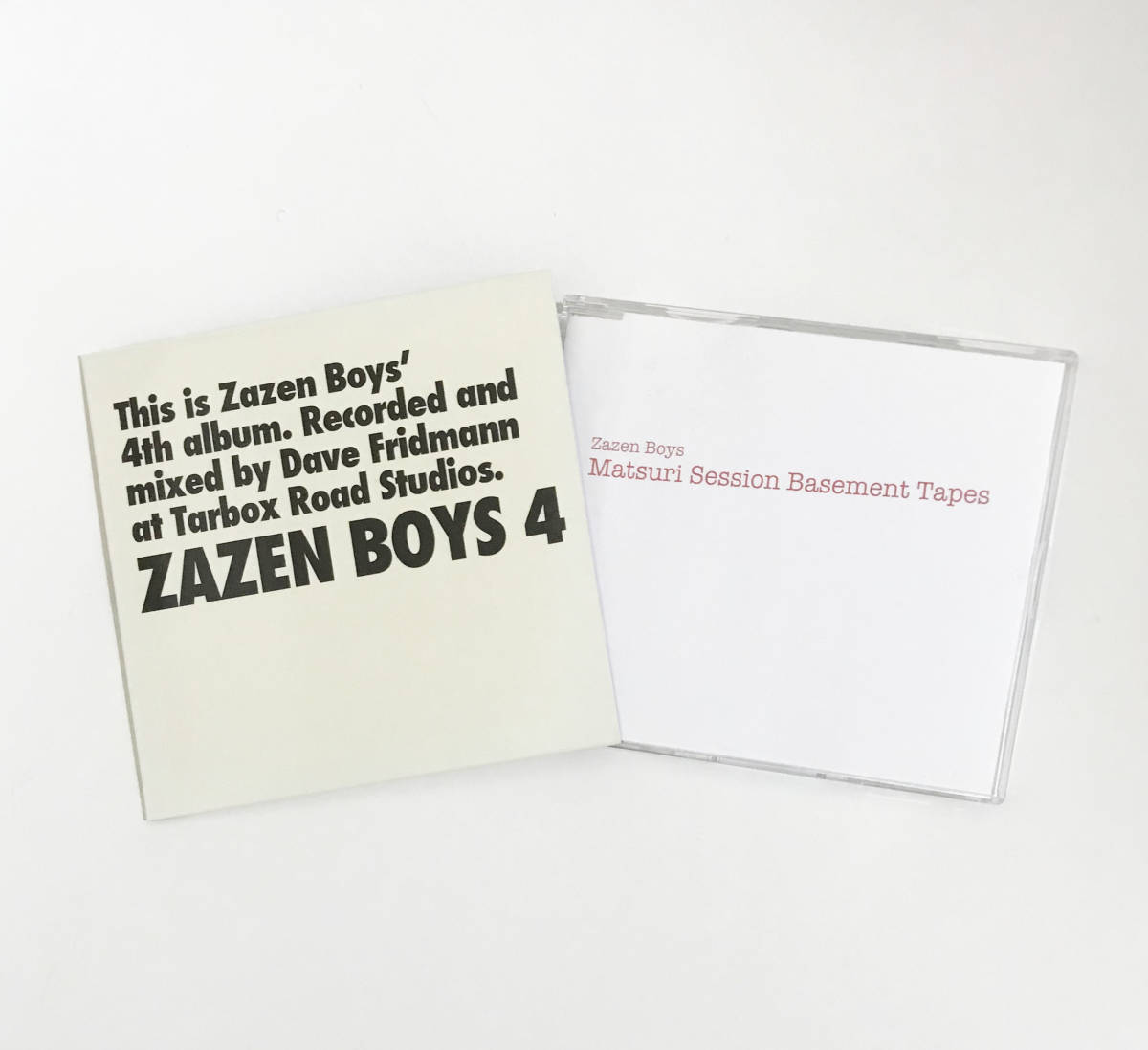 【送料無料！】おまけつき ZAZEN BOYS「ZAZEN BOYS 4」「Matsuri Session Basement Tapes」TOWER RECORDS限定CD_画像1