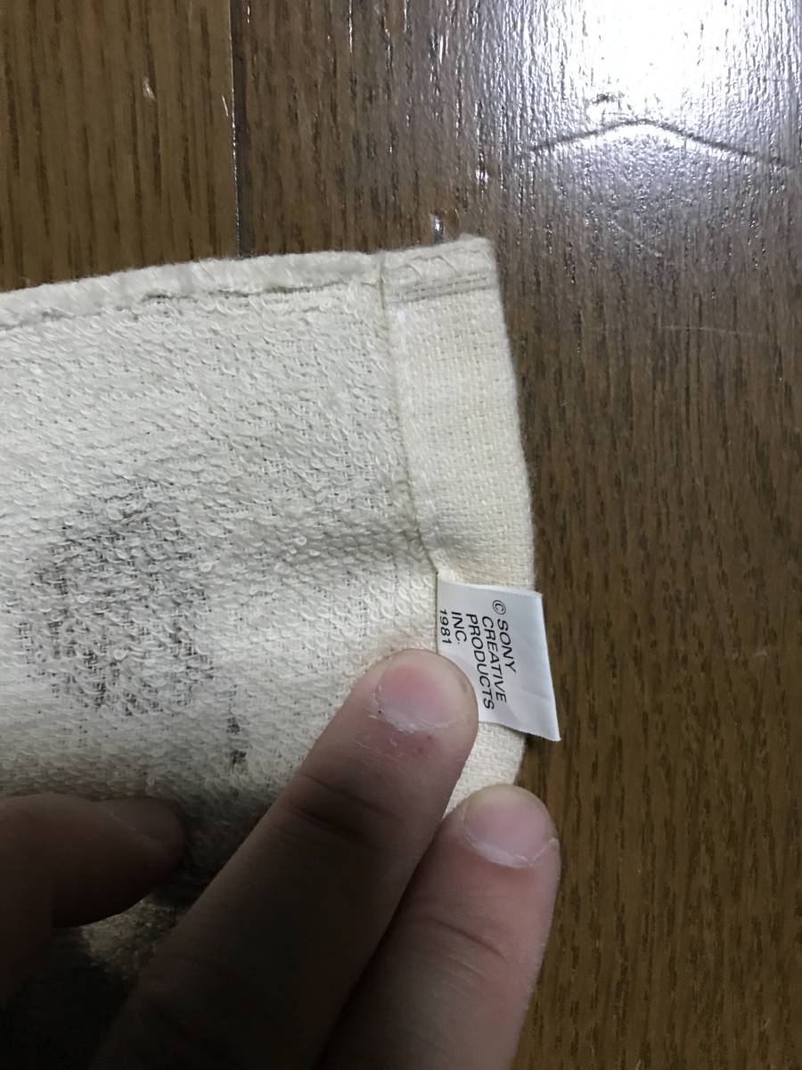 未使用 タマ&フレンズ うちのタマ知りませんか ハンカチ 日本製 綿100% レトロ ビンテージ アンティーク_画像3