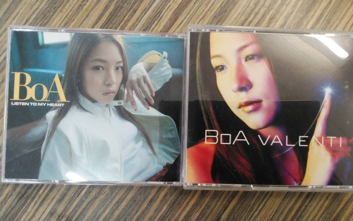 *CD( б/у товар ) BoA[LISTEN TO MY HEART][VALENTI( первый раз ограничение запись )]