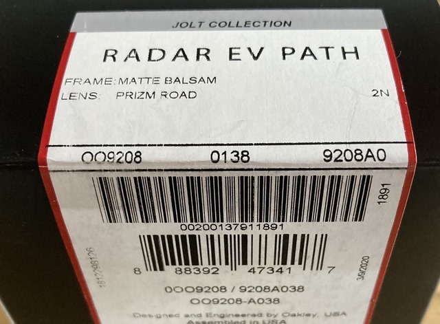 新品☆正規品☆OAKLEY Radar EV Path Jolt Collection OO9208-A038 保証書付 オークリー レイダーロック 管理No.06_画像4