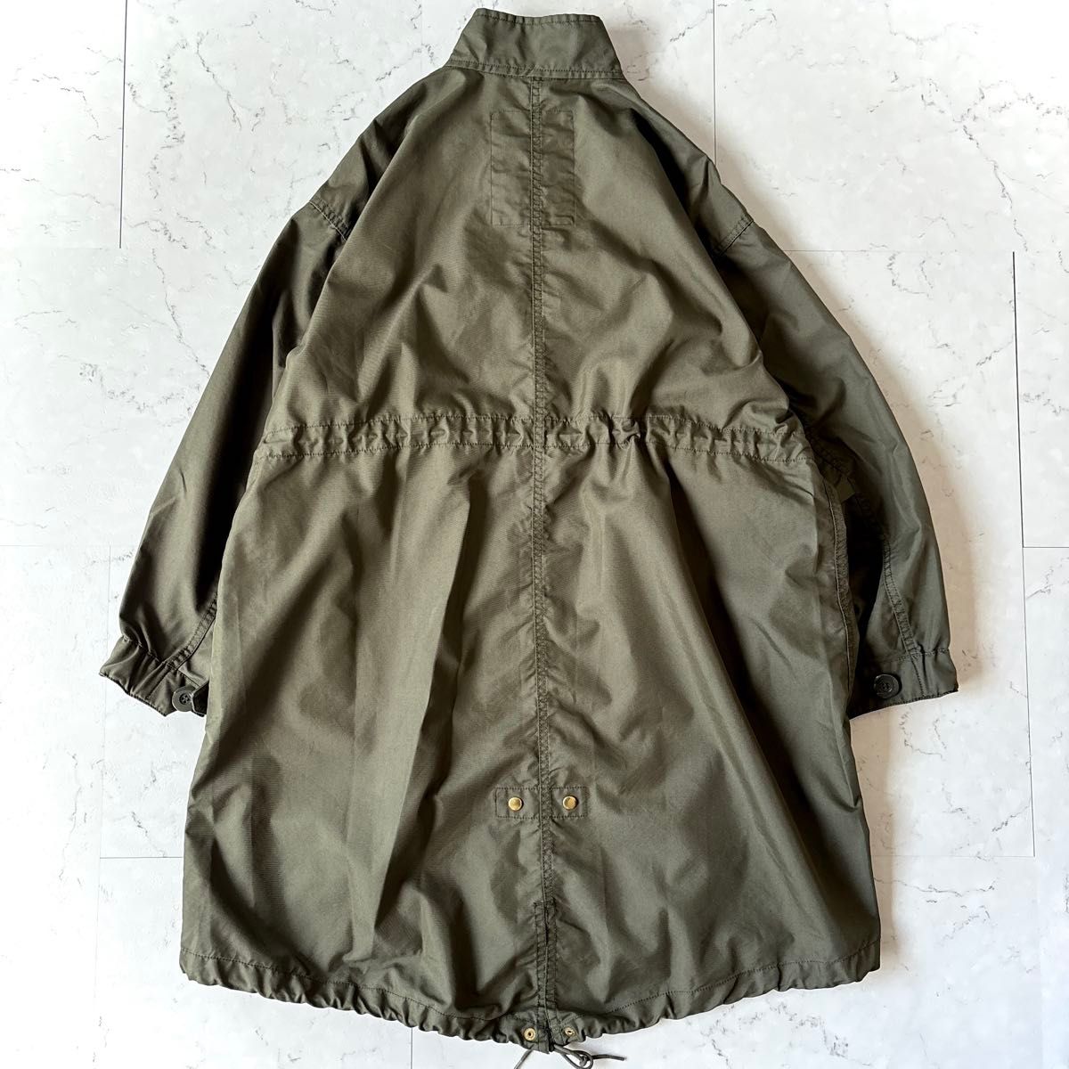 美品 近年 イエナ IENA コットン モッズコート カーキ 36 フィッシュ