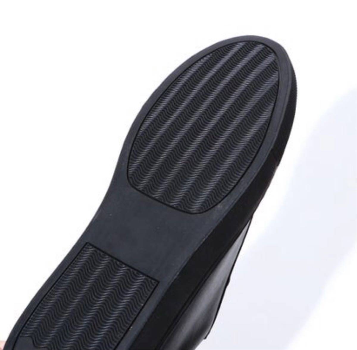ReZARDリザード 生産終了モデル 靴ロゴレザースニーカー本革ブラックゴールド黒金ヒカルLOCONDロコンドサイズ42/26.5-27cm