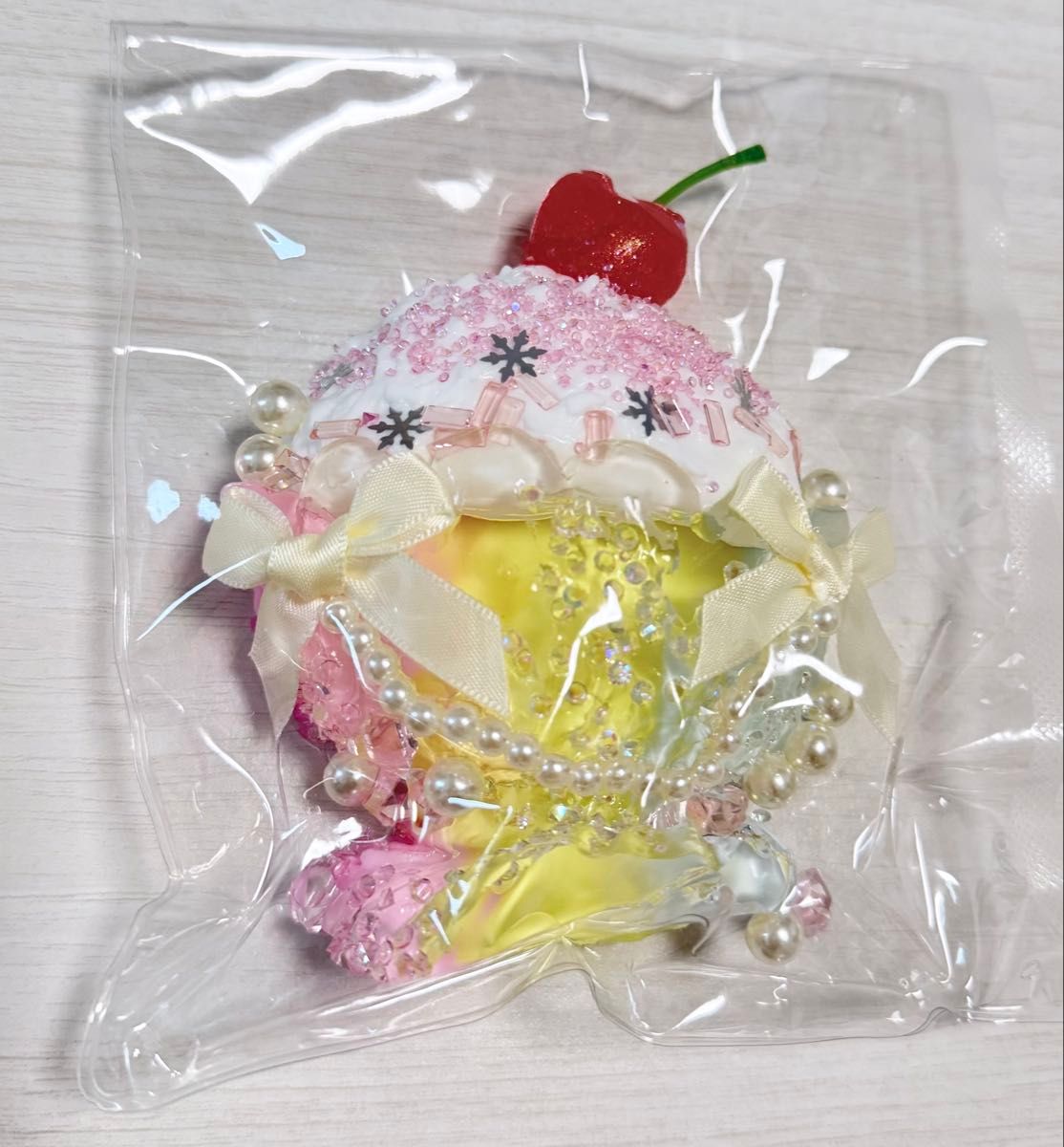 スクイーズ パフェ 捏捏 タバスクイーズ 海外スクイーズ キラキラ