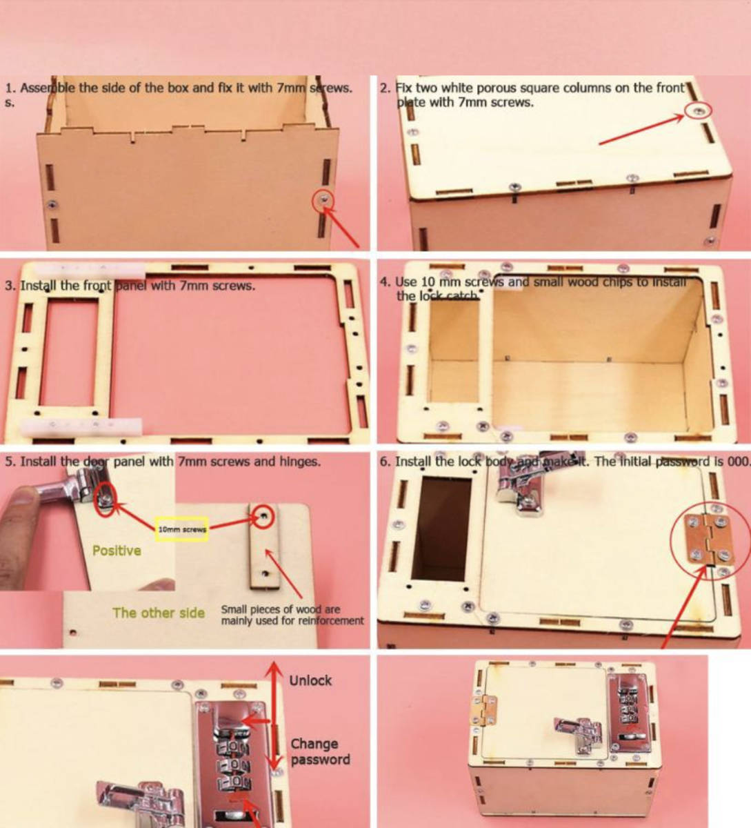 少年少女パスワードボックスdiy子供科学学校のプロジェクト実験キット少年下剤楽しいおもちゃ発明イノベーション教育_画像3