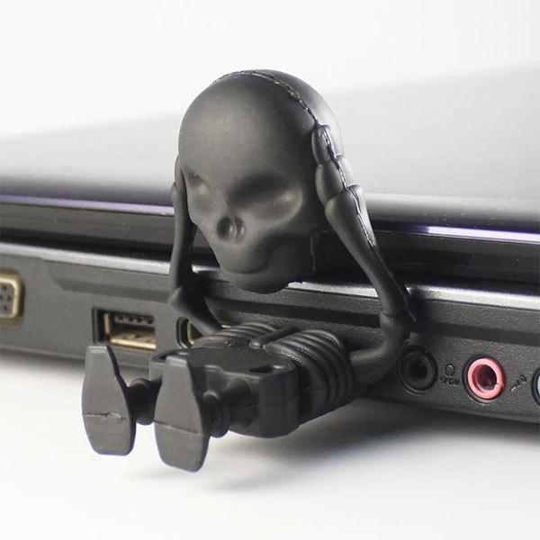 新品 USBメモリ 32GB スカル ドクロ 骸骨 黒 usbメモリ フラッシュメモリ 32GB 面白い雑貨 プレゼント ビンゴ景品 匿名配送 送料無料_画像7