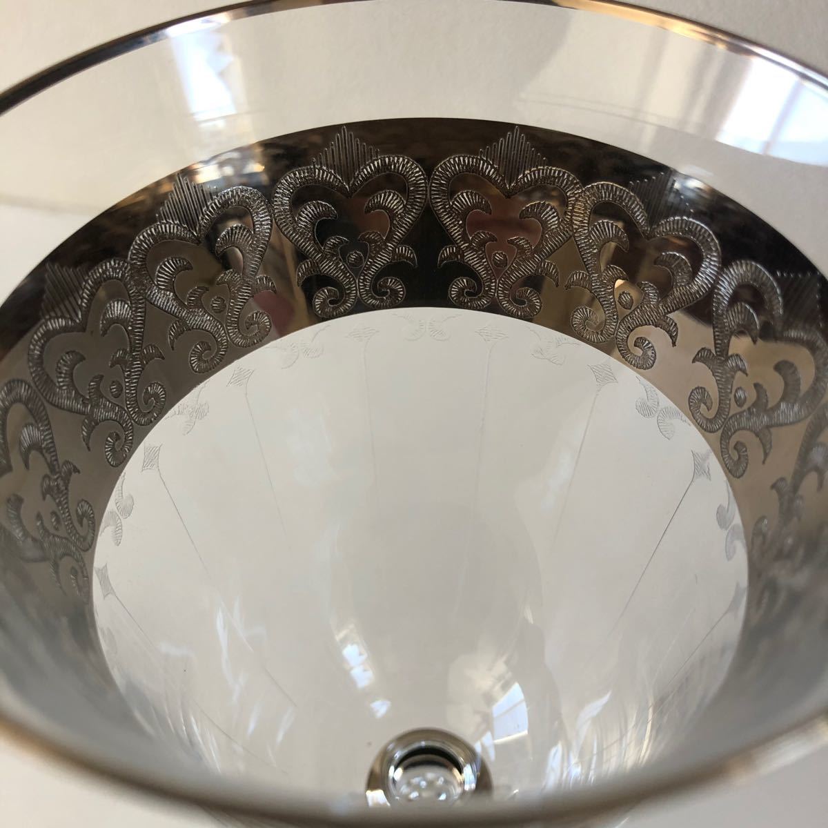 ボヘミアガラス クリスタル ワイングラス ペア シャンパングラス