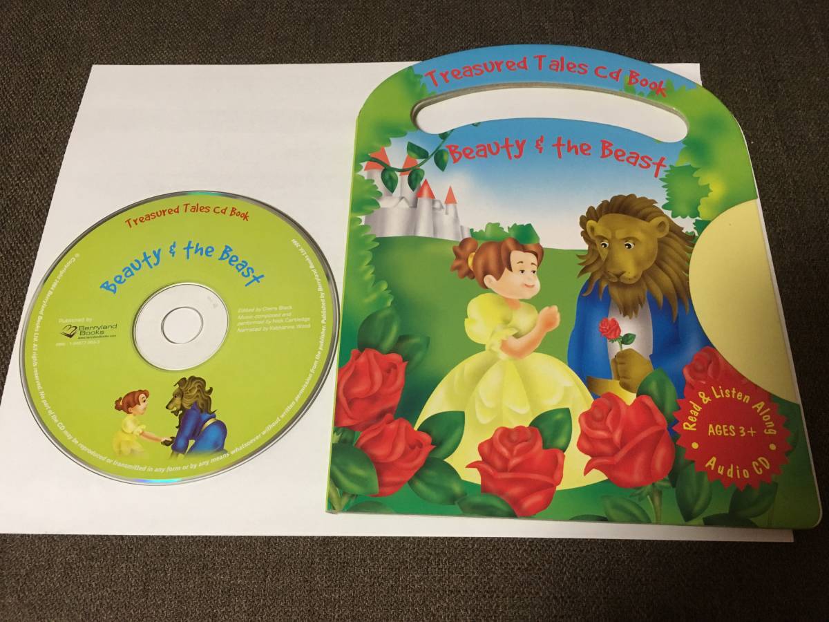 ★美女と野獣 Beauty and the Beast CD Book CD付き audio book 絵本 英語 子供 外国 洋書 3歳～_画像2