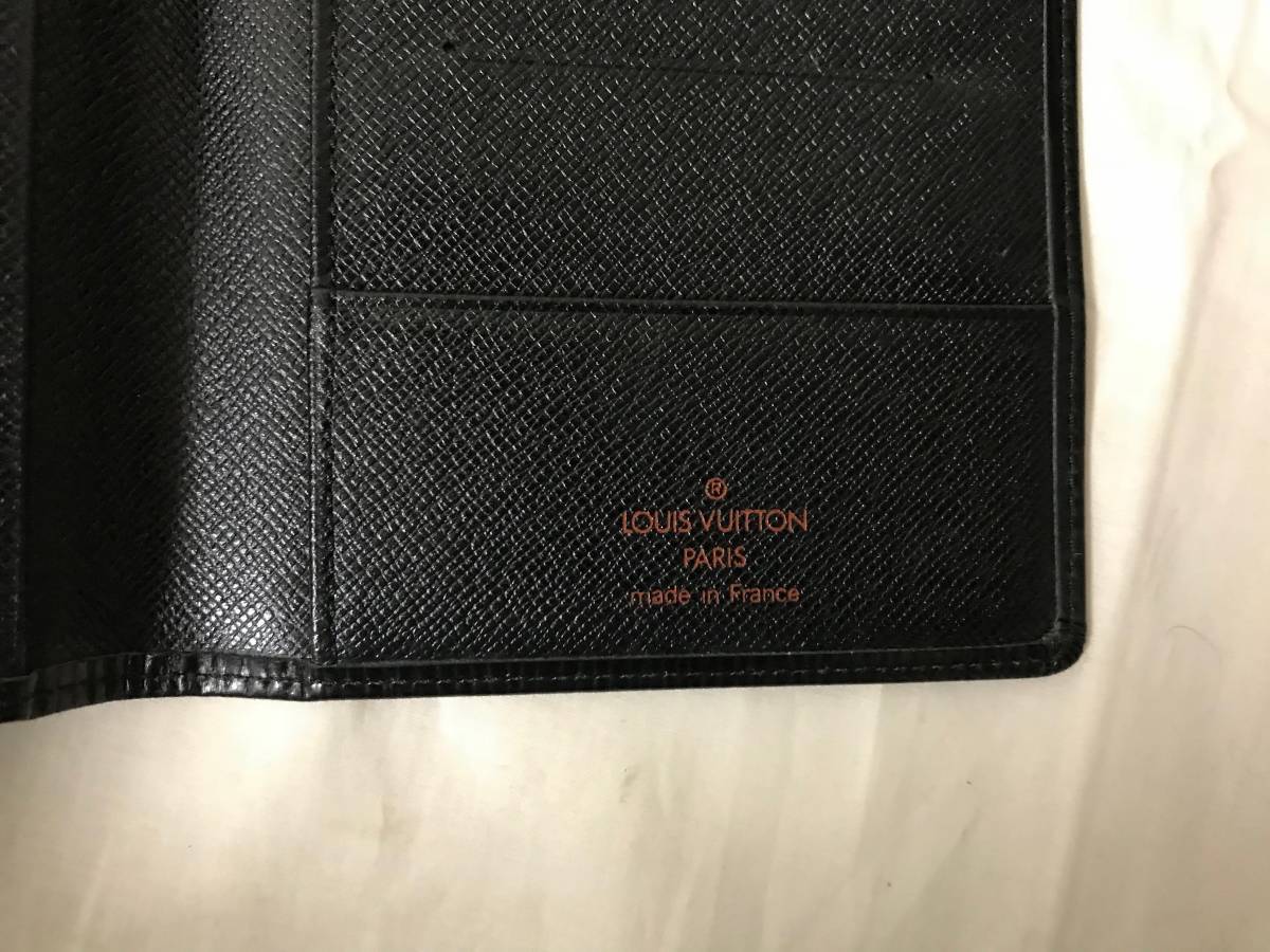 美品本物ルイヴィトンLouisVuittonエピ二つ折り長財布サイフ札入れ