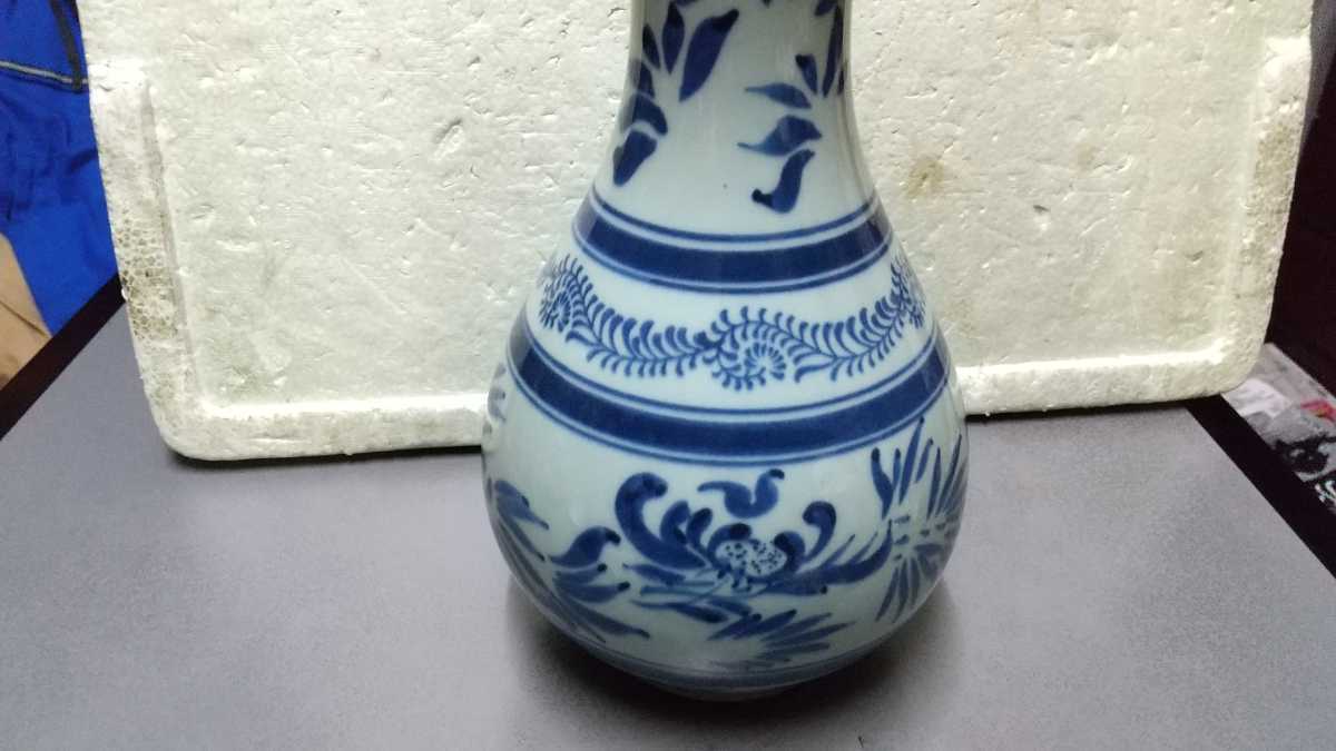 格安人気 買取り品 中国花瓶 中国 染付 中国古玩美術 - 色絵磁器
