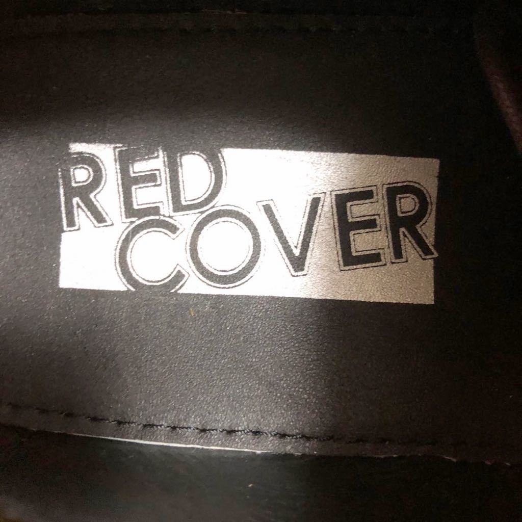 即決 RED COVER レッドカバー メンズ 25.5cm 41 ブラウン 茶色 ストレート チップ ドレス ビジネス カジュアル レザー シューズ 皮 靴 中古