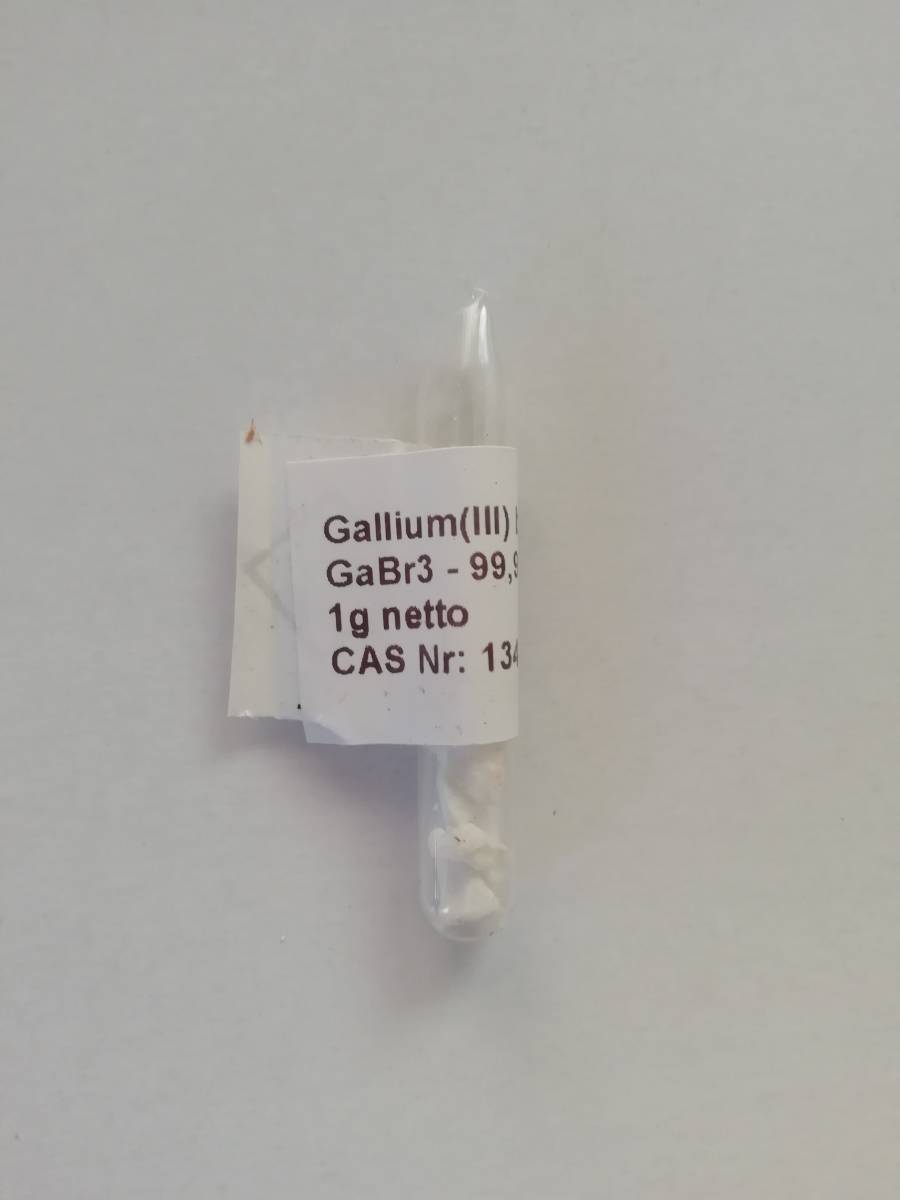 トリブロモガラン 99.999%(5N) 1g GaBr3 無機化合物標本 化学薬品 アンプル密封 臭化ガリウム(III) Gallium(III) bromide_画像2