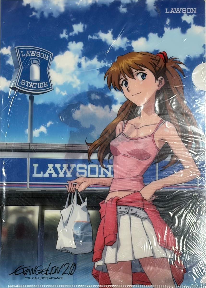 エヴァンゲリオン ローソン限定 クリアファイル 5枚セット アスカ レイ