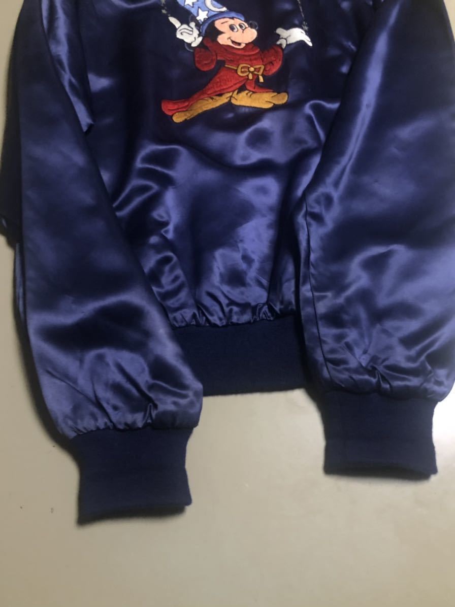 80s Walt Disney ミッキーマウス サテンジャケット Made in USA Size 42 L 7