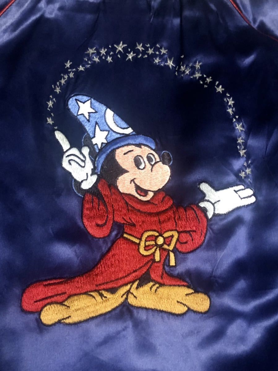 80s Walt Disney ミッキーマウス サテンジャケット Made in USA Size 42 L 6