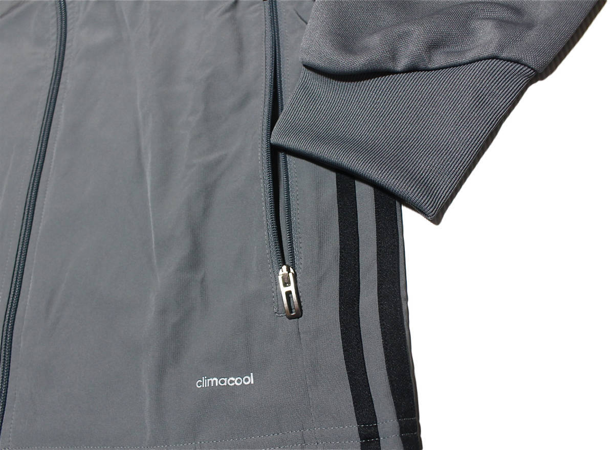 【新品】アディダス コンディボ ジャケット【54：灰】M adidas ランニング ジョギング サッカー フットサル トレーニング ジム ジャージ_画像4