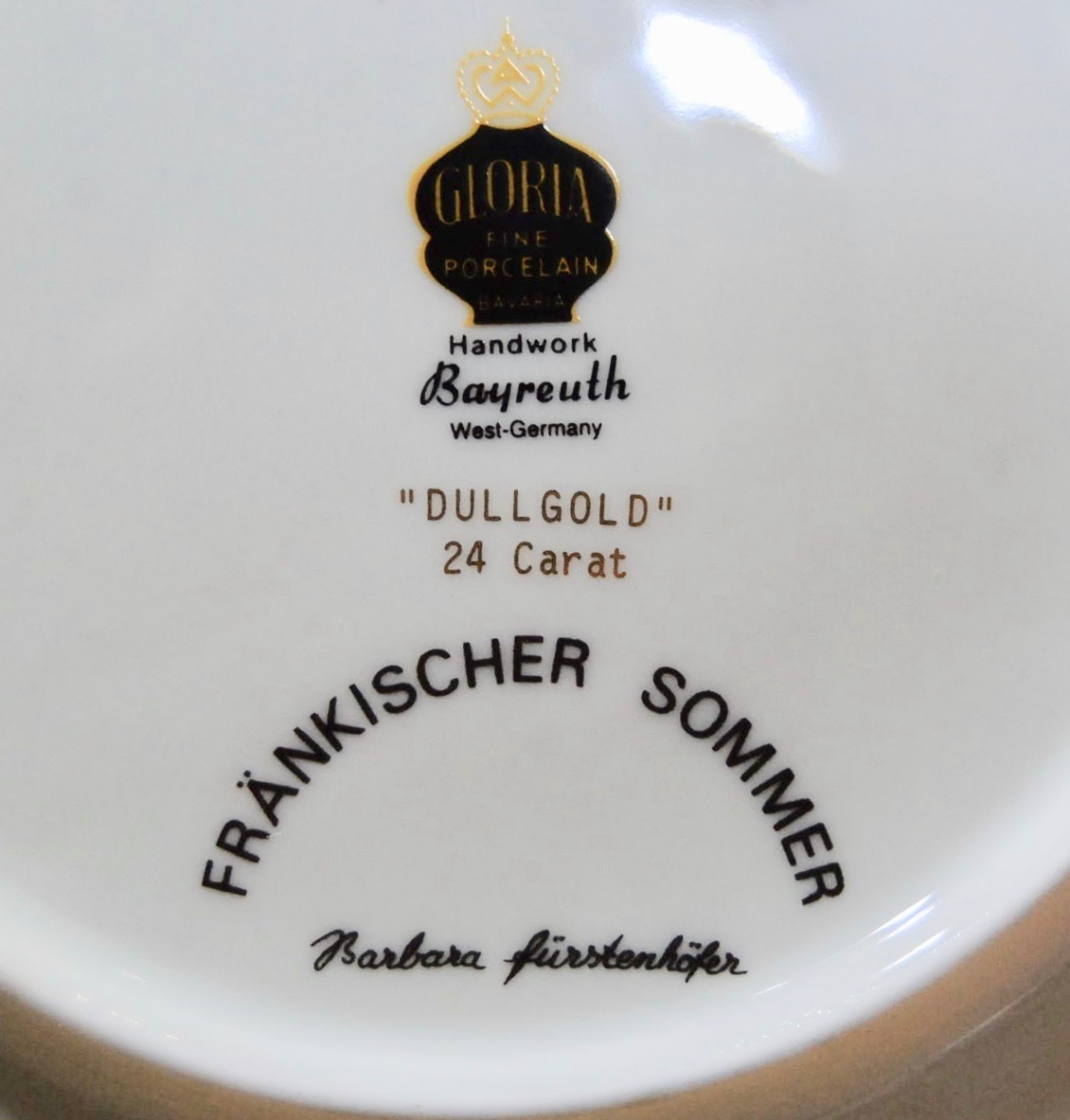 ●ドイツの絵皿 フランキシェの夏 FRANKISCHER SOMMER_画像3