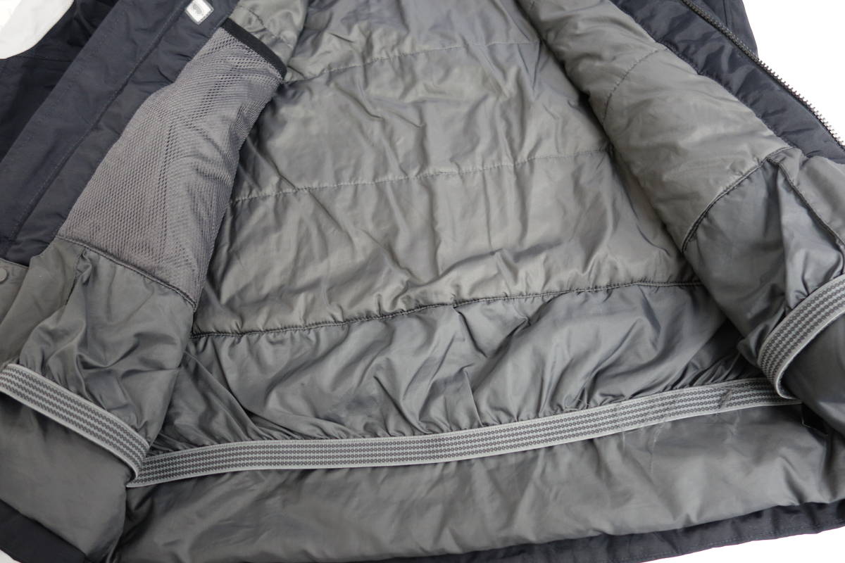 32W ノースフェイス THE NORTH FACE 中綿フーディージャケット ナイロン HYVENT スノーガード付き【BOYS　XL】_画像5