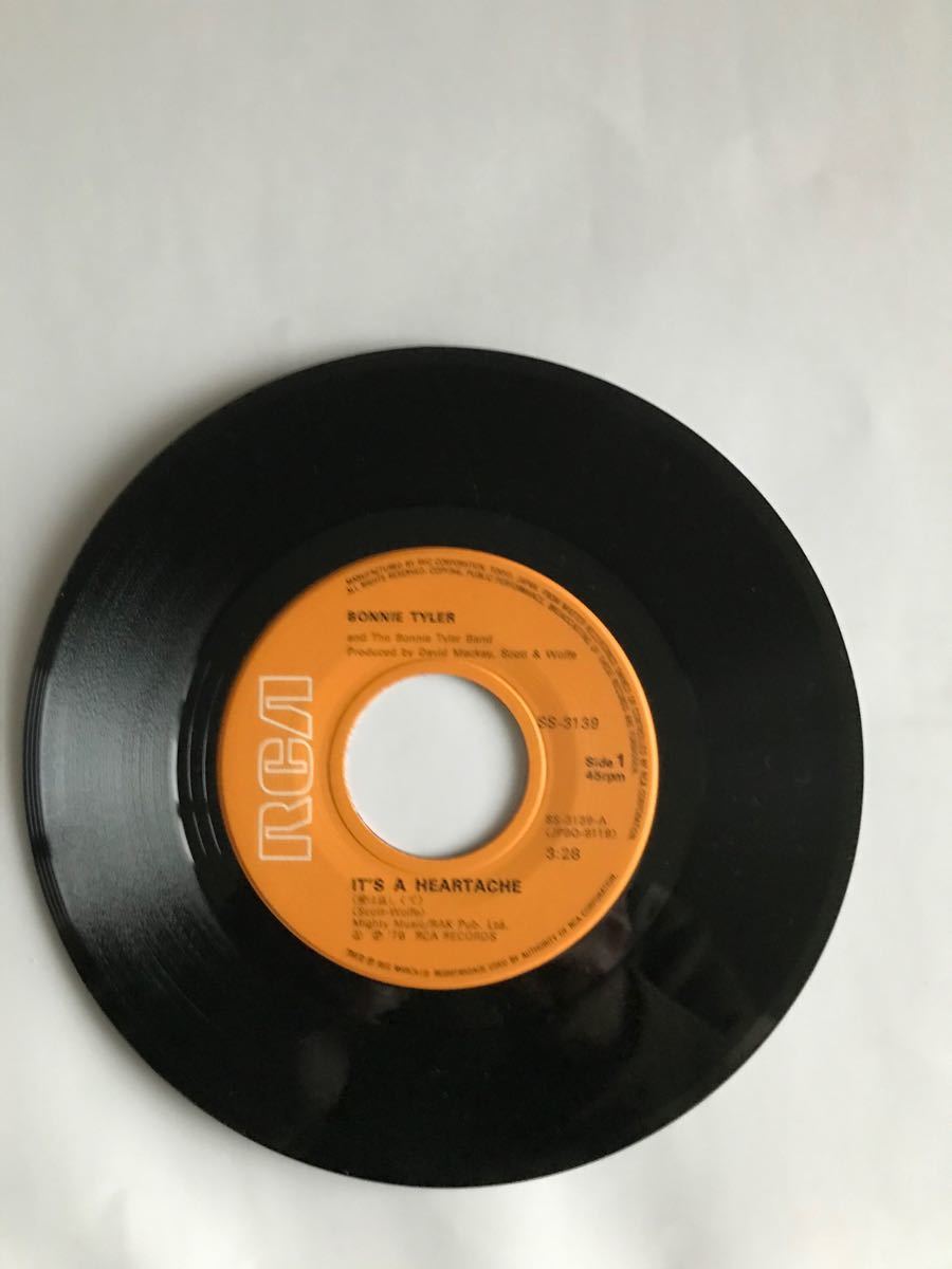 「愛は哀しくて」ボニー・タイラー EP盤レコード
