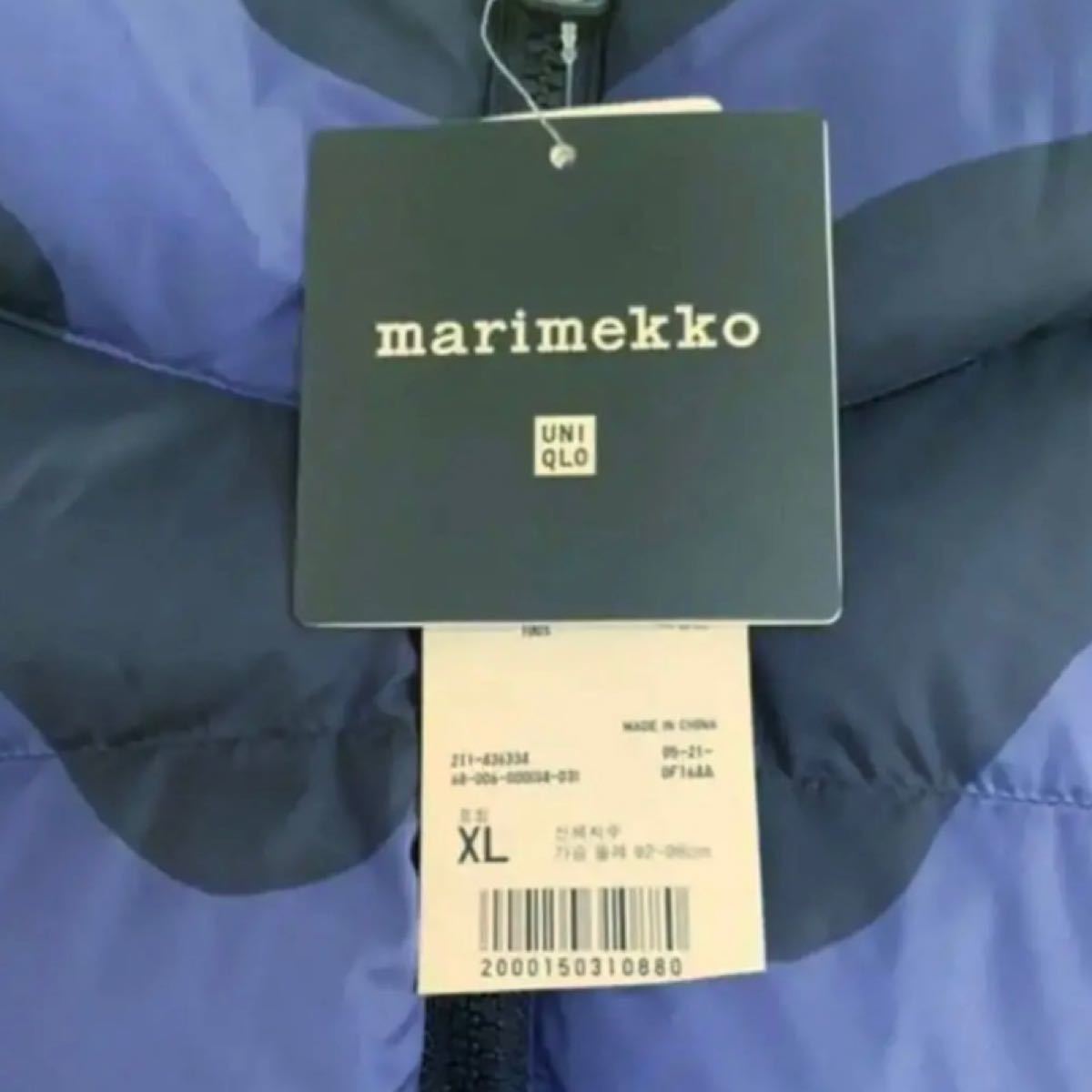 日本未発売 UNQLO×marimekko ウルトラライトダウン LOKKl ロッキ XL