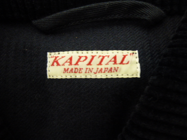  новый товар KAPITAL Kapital ko-tiroi Kelly пальто * черный 