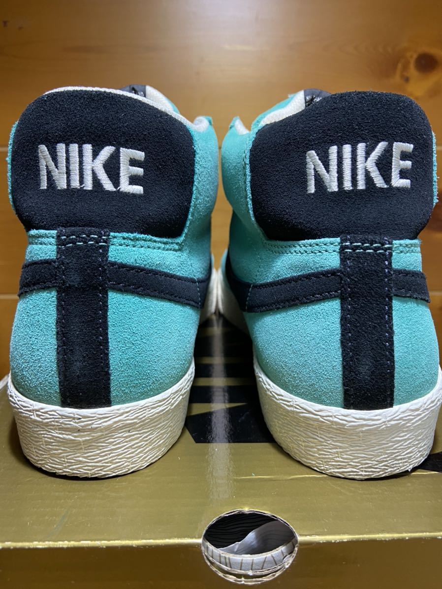 美品 NIKE BLAZER SB us9 27.0 ナイキ ブレーザー ティファニー ブレザー スエード 310801-401 Tiffany_画像4