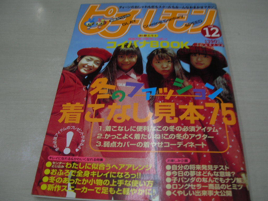 pichi лимон 1998 год 12 месяц номер хвост мыс ..+ Kuriyama Chiaki + Sakai Ayana + Suzuki love возможно обложка отдельный выпуск дополнение есть :koibanaBOOK холм ... осень гора ..