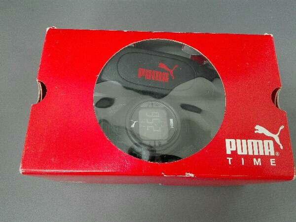 [ часы пуск подтверждено ] PUMA TIME Puma время бег часы PULSE пульсомер наручные часы PU910541005