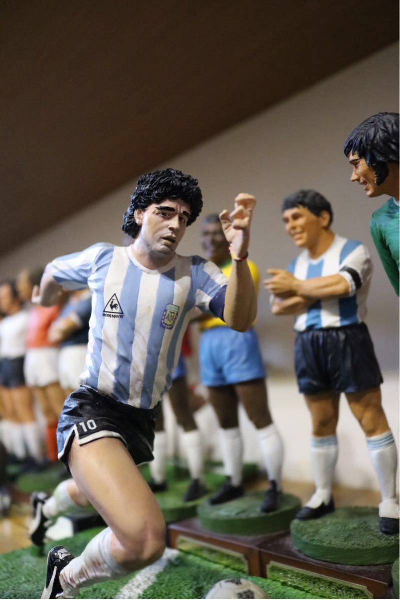 マラドーナ アルゼンチン代表dvdユニフォームfcバルセロナ1986ワールドカップ5人抜きドリブルフィギュア86 fanatico ft champs sscナポリ