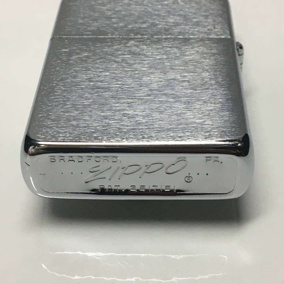 送料無料 1960年製 オールド 企業物 エッジング ZIPPO 未使用品 傷アリ 中古扱い ビンテージ_画像5