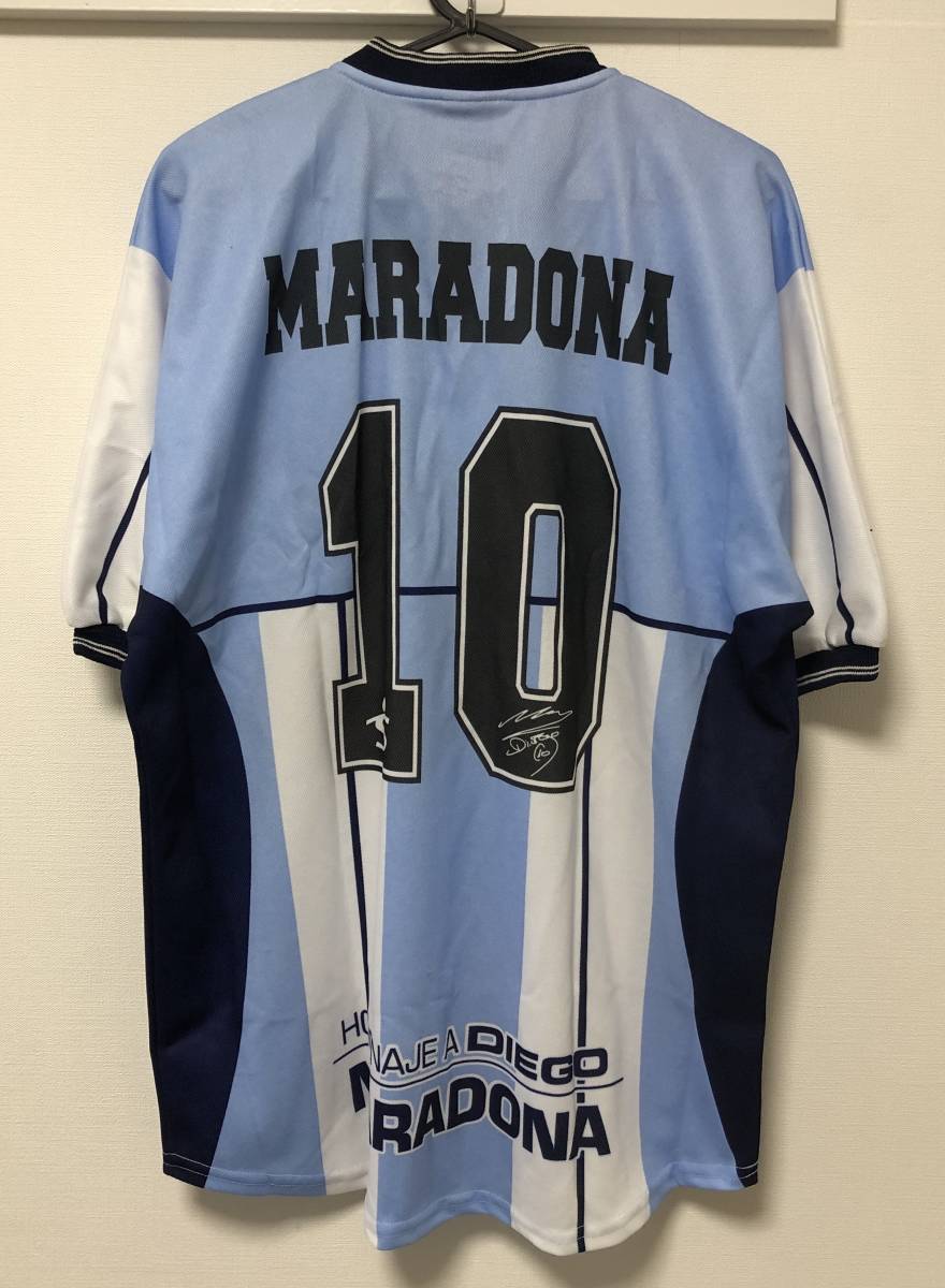 アルゼンチン代表 マラドーナ 引退試合 ユニフォーム サイズL_画像2