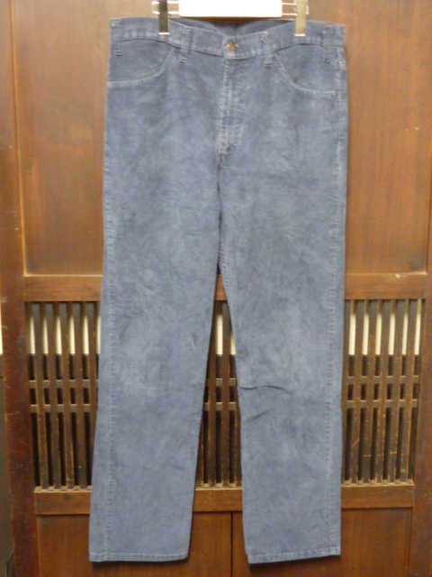 USA old clothes 80s Levis 519 corduroy pants 34X32 navy blue navy strut Levi's 