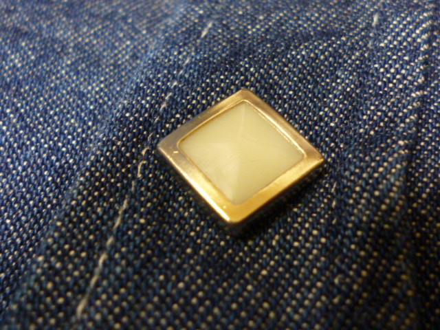 USA б/у одежда 80s 90s Rock mount рубашка в ковбойском стиле 15.5 33.5 Denim темно-синий длинный рукав блокировка крепление America производства 