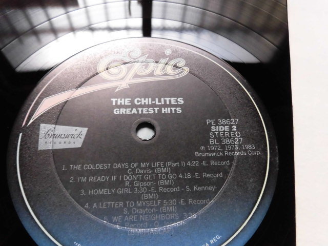 Chi Lites「Greatest Hits」US盤 シュリンク付 洋楽