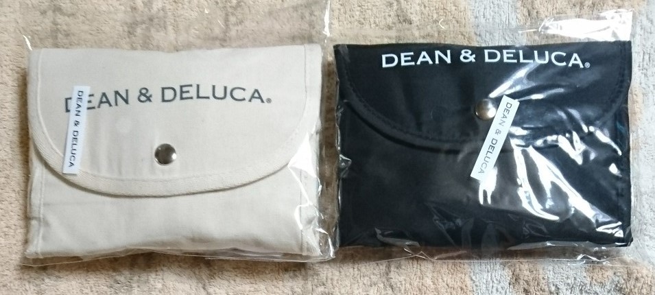  shopping bag [ DEAN & DELUCA shopping bag ] natural black Dean & Dell -ka