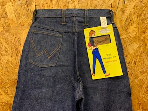  брюки неиспользуемый товар! Wrangler Wrangler Denim джинсы индиго темно синий маленький размер FC235LP/ W26 letter pack почтовый сервис отправка возможно 