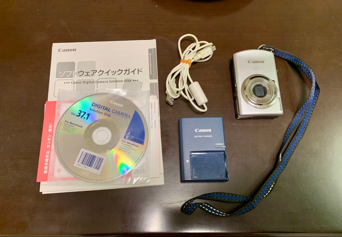 Canon IXY DIGITAL 10 0 デジタルカメラ シルバー バッテリー