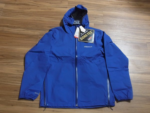 【送料込】ゴアテックス Marmot スルーハイカージャケット MJR-S7002 Sサイズ 青 新品即決 マーモット Thru Hiker Jacket アウトドア