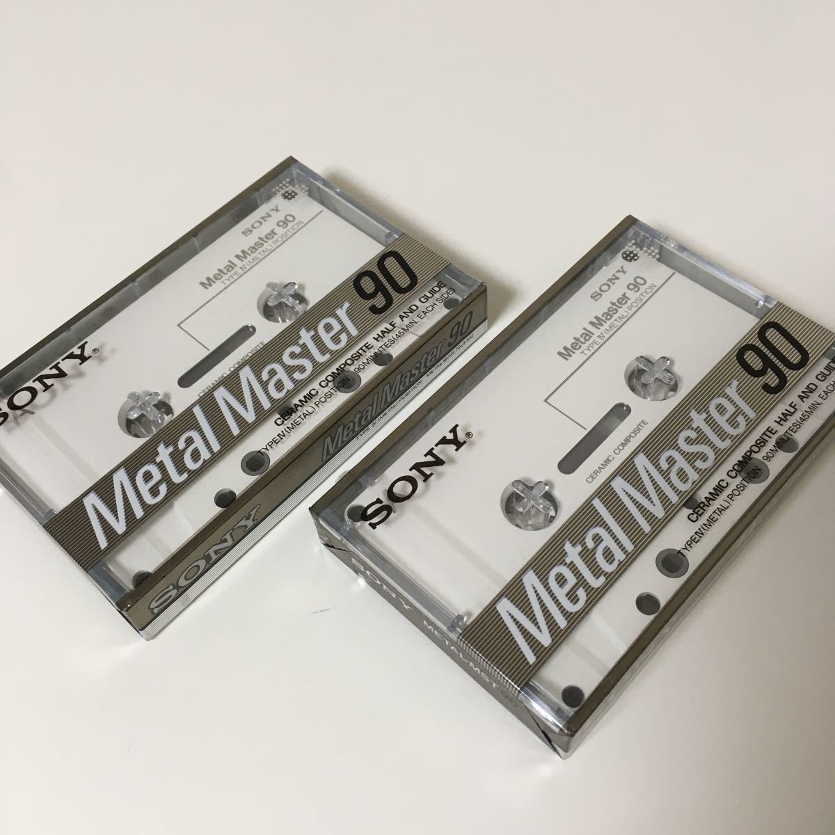 SONY Metal Master 90 2本 カセットテープ メタルマスター　ソニー　新品　未使用　未開封　メタルテープ