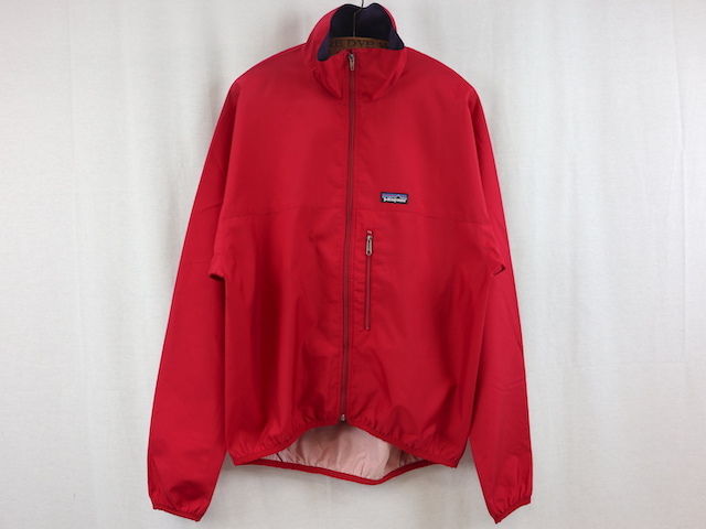 patagonia■フルジップナイロンシェルジャケット レッド/L 1996年製 パタゴニア