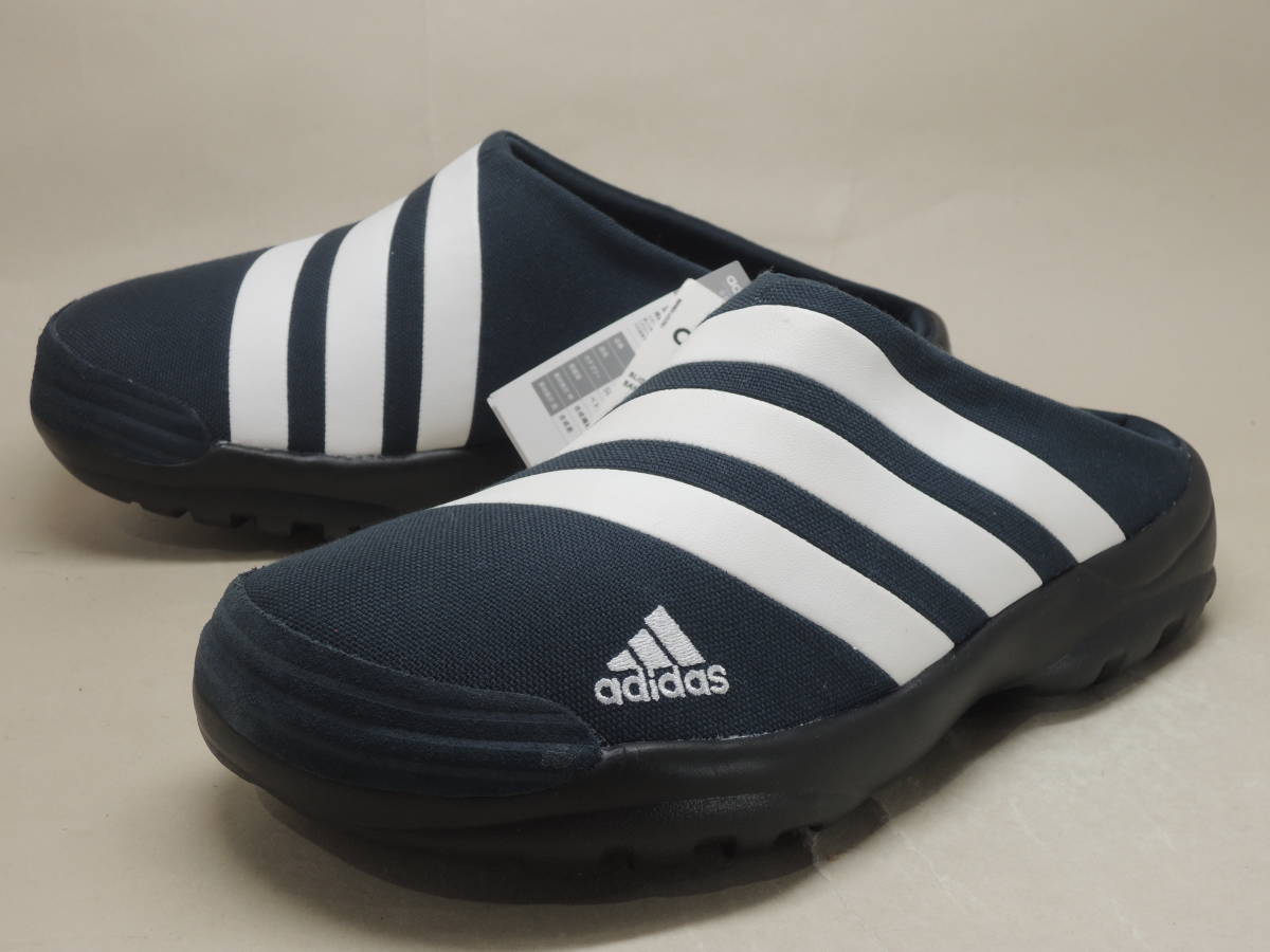 未使用!廃番! 12製 adidas Toalo 2 26.5cm ネイビー系 / アディダス トアロ クロッグ サンダル