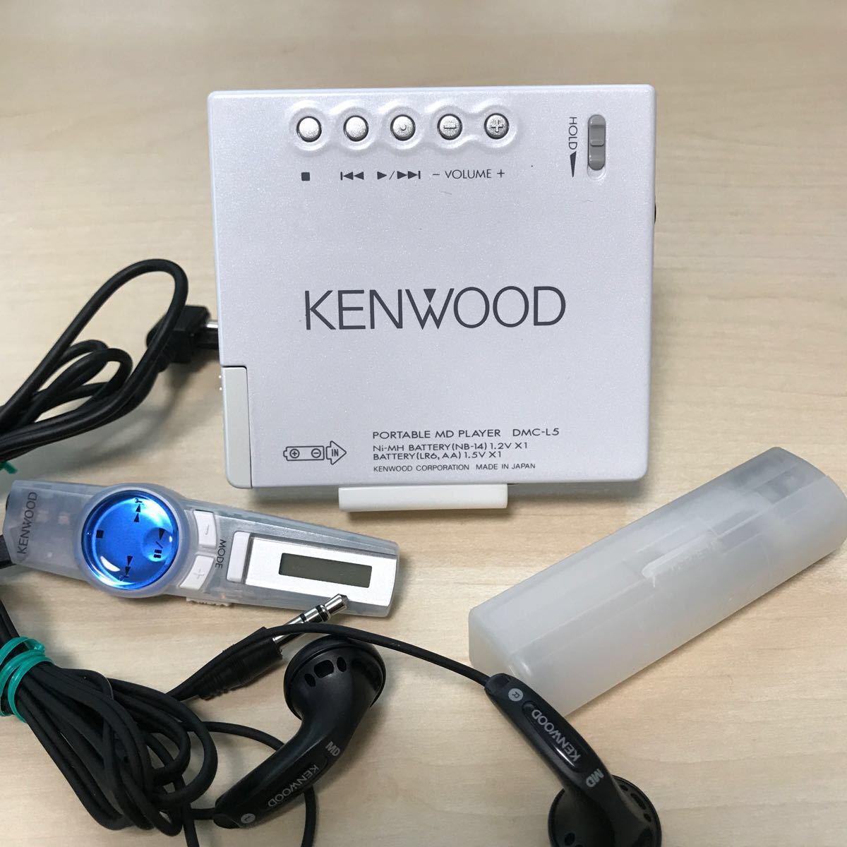 【美品DE完動品】KENWOOD MD WALKMAN DMC-L5