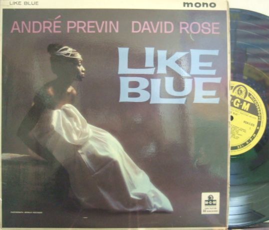 ３枚で送料無料【英MGM mono】Andre Previn - David Rose/Like Blue_画像1